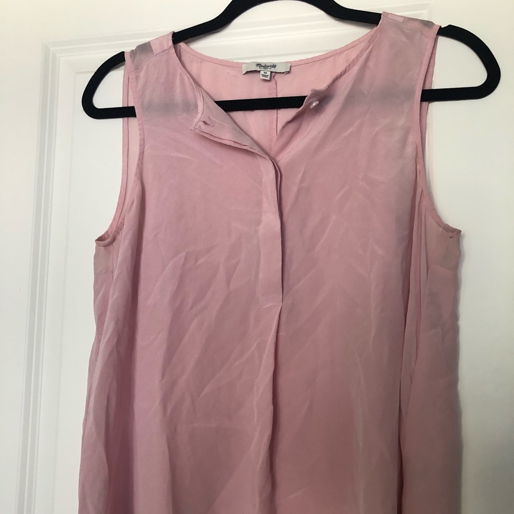 Madewell tank top with buttons